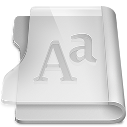 Aluminium Font Icon 256x256 png